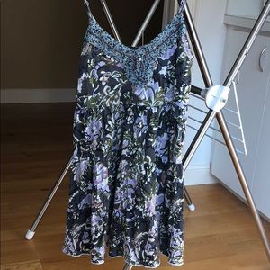 Free People Beaded Floral Dress